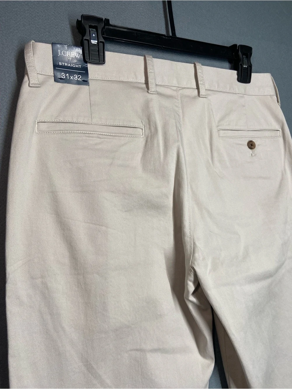 J. Crew Straight Chinos in Cream